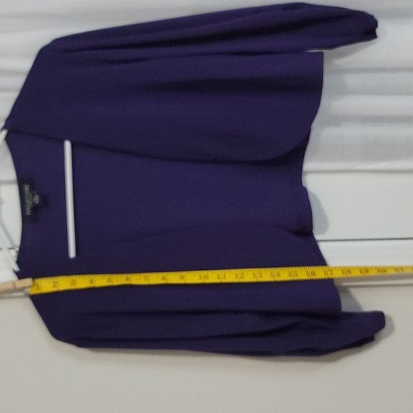 Purple lightweight shrug size 12 - Picture 4 of 9